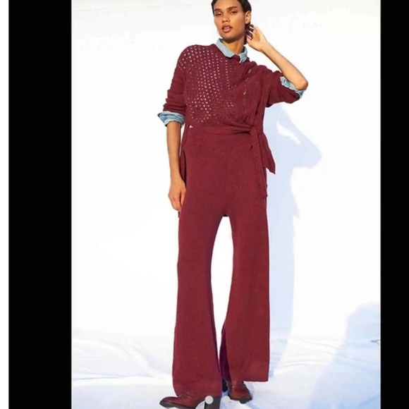 *Updated Pics!* Free People Harper Knit Set in Pretty Berry - Large - Picture 2 of 16